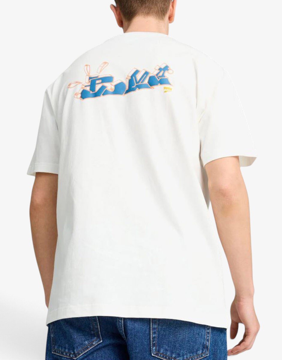 Puma Downtown Graphic Tee White