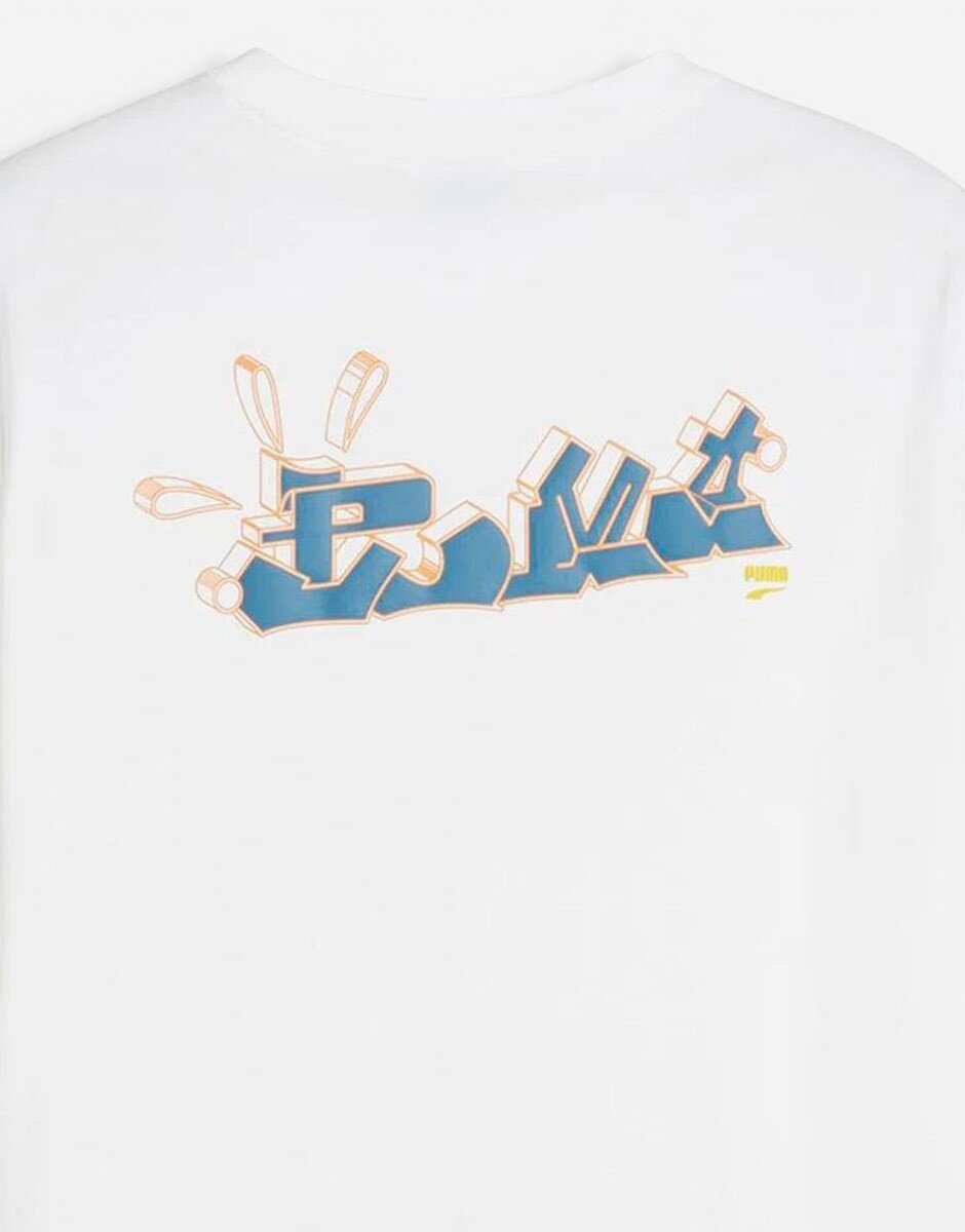 Puma Downtown Graphic Tee White