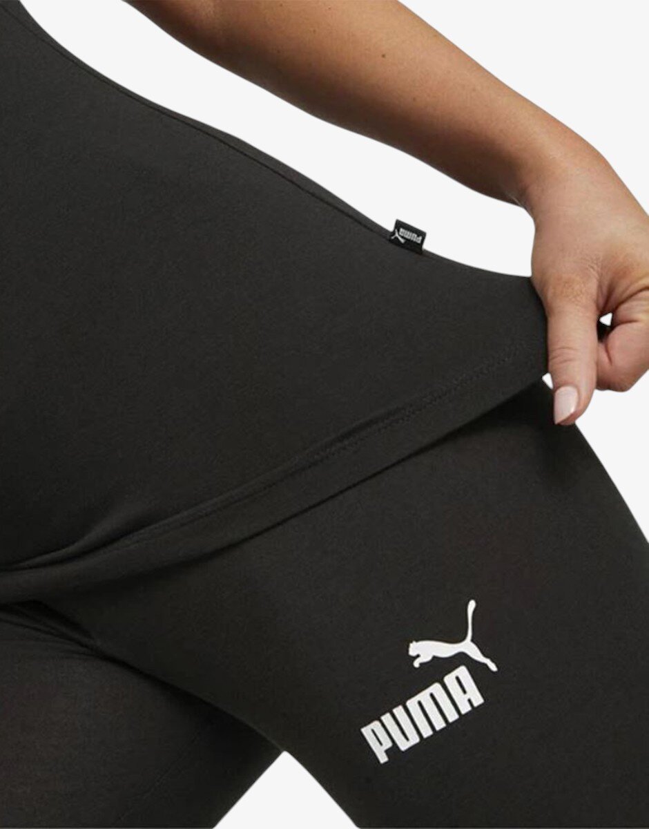 Puma Ess Slim Logo Tee Black/White