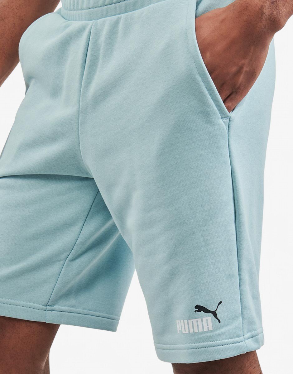 Puma Essentials+ 2 Color Logo Shorts Blue