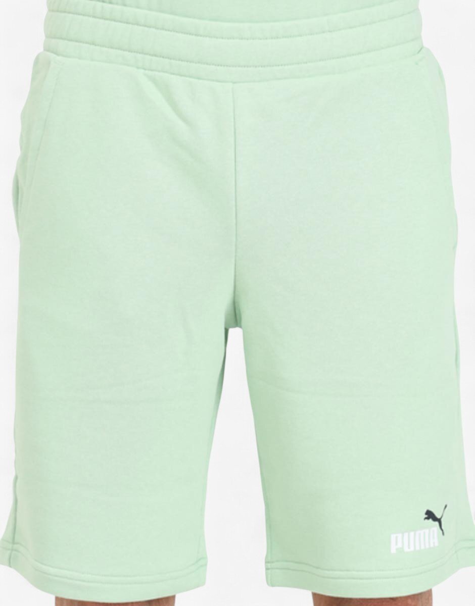 Puma Essentials+ 2 Color Logo Shorts Green