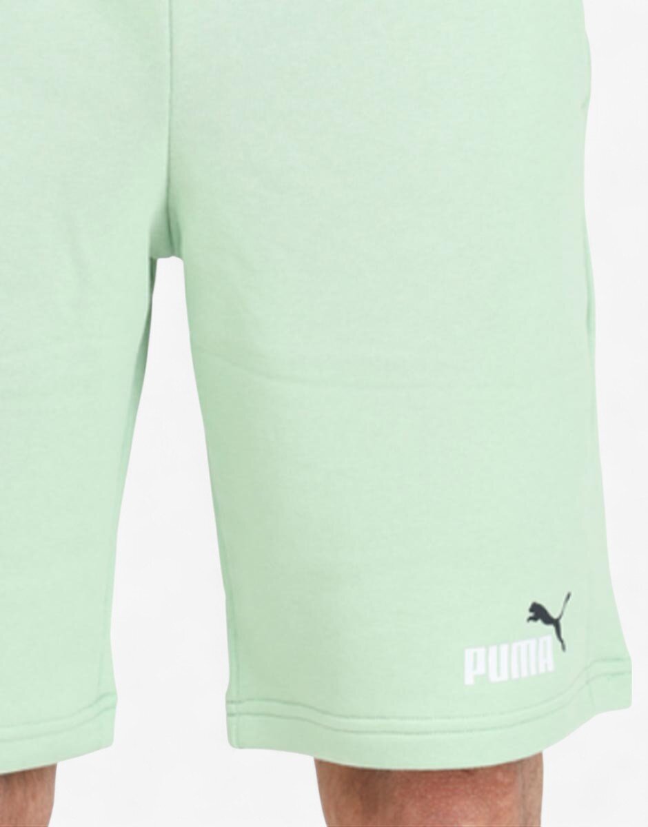 Puma Essentials+ 2 Color Logo Shorts Green