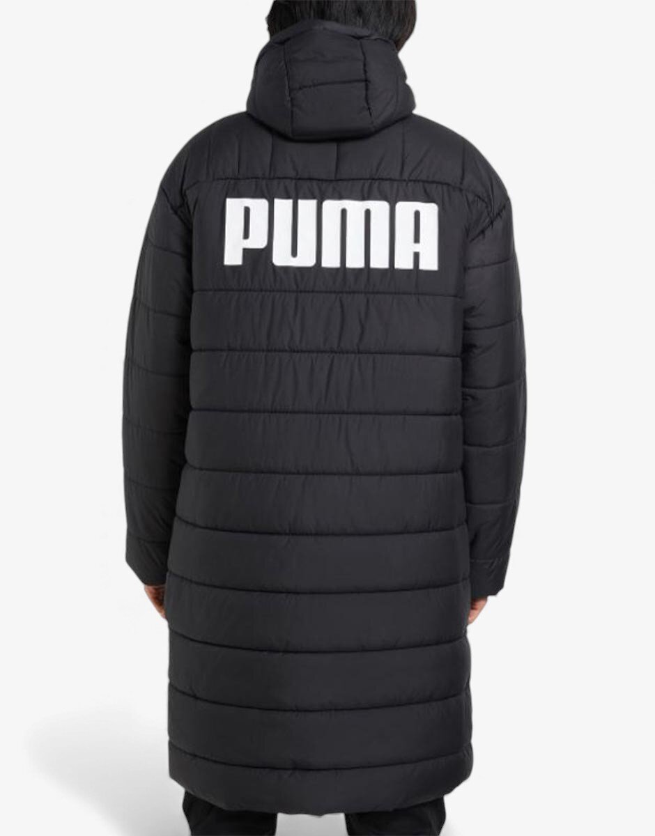 Puma Essentials+ Hooded Padded Coat Black