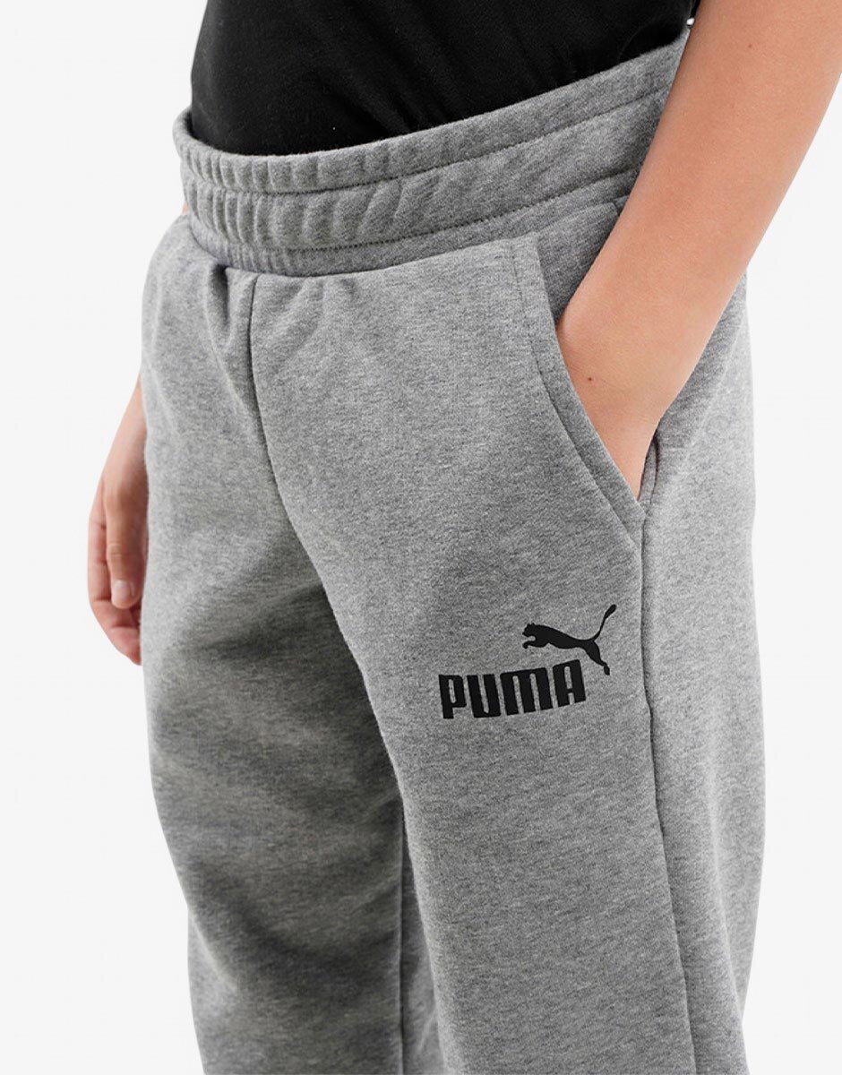 Puma Essentials Logo Pants Grey