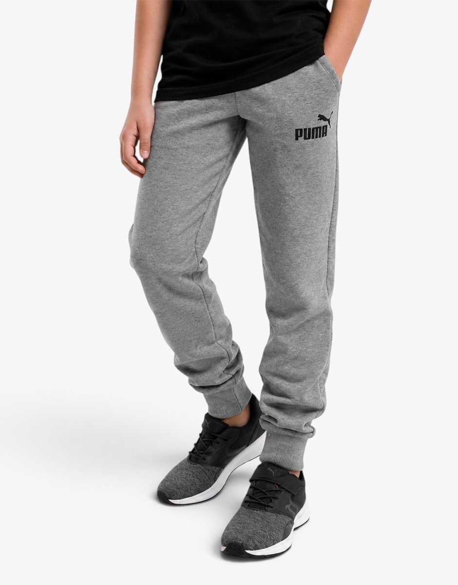 Puma Essentials Logo Pants Grey