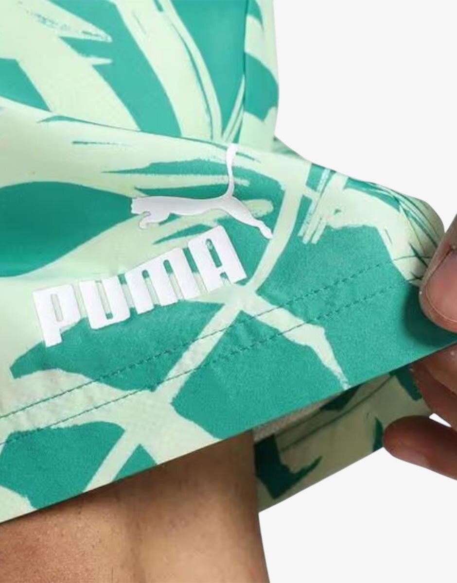 Puma Essentials+ Palm Resorts Shorts Green/White