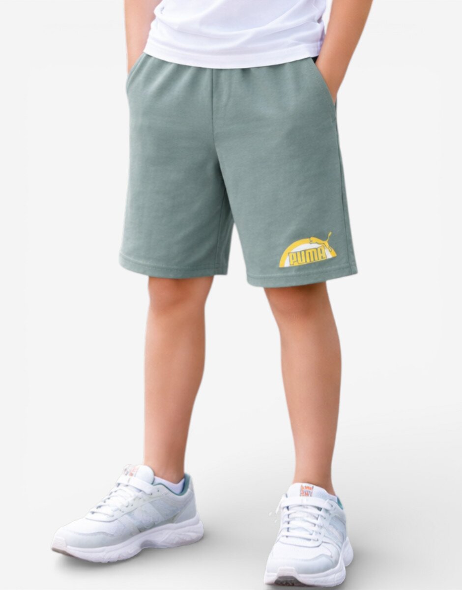 Puma Essentials+ Street Art Shorts Green