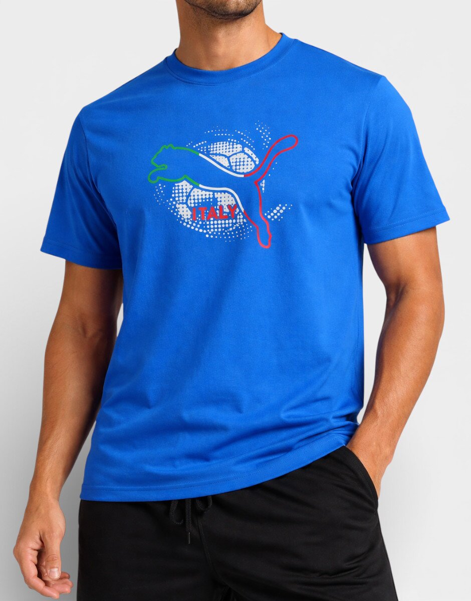 Puma Euro Cup Italy Tee Blue