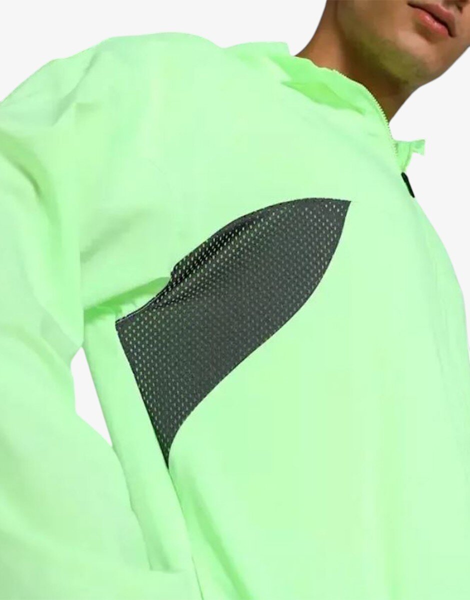 Puma Fit Woven Full-Zip Training Jacket Green