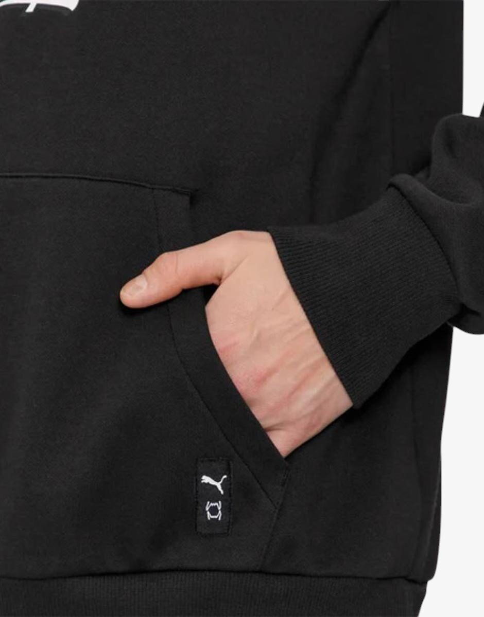 Puma Graphic Booster Hoodie Black