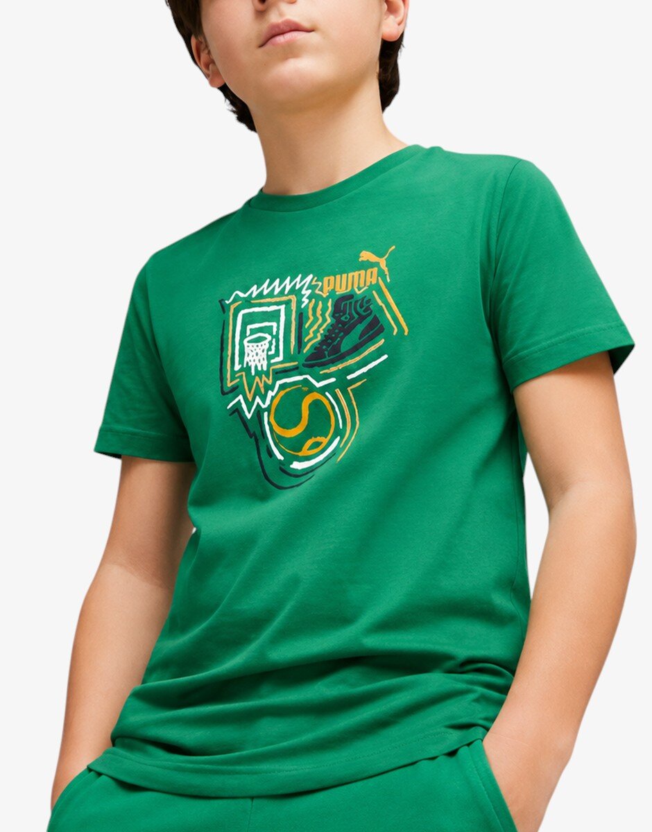 Puma Graphics Year of Sports Tee B Green