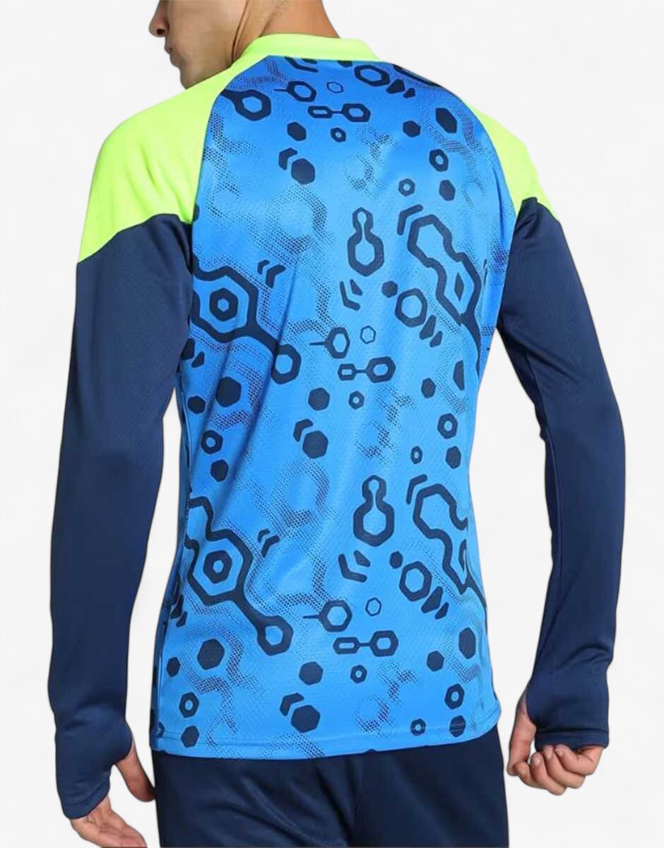 Puma IndividualCup Football Quarter-Zip Top Blue