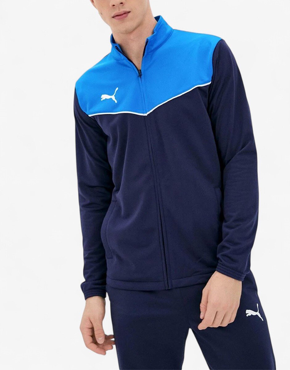 Puma IndividualRISE Youth Tracksuit Navy