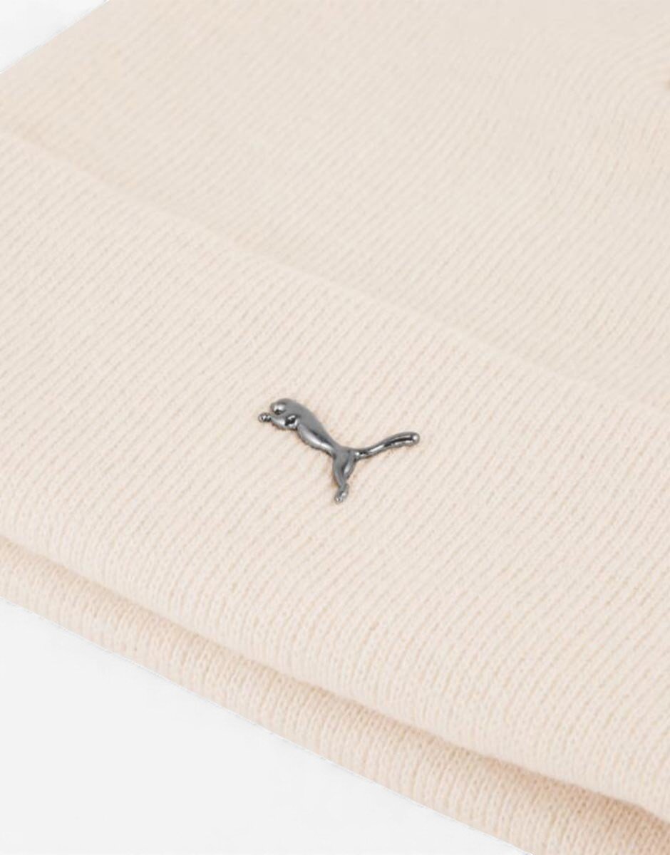 Puma Metal Cat High Crown Beanie Beige