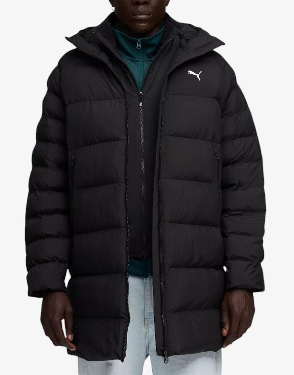 Puma Mono Hooded Parka Black