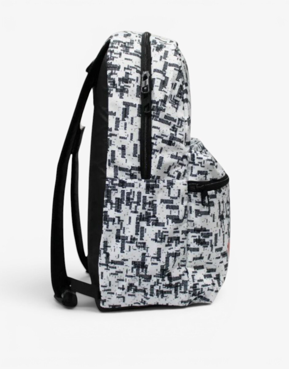 Puma Phase All Over Printed Backpack White/Black