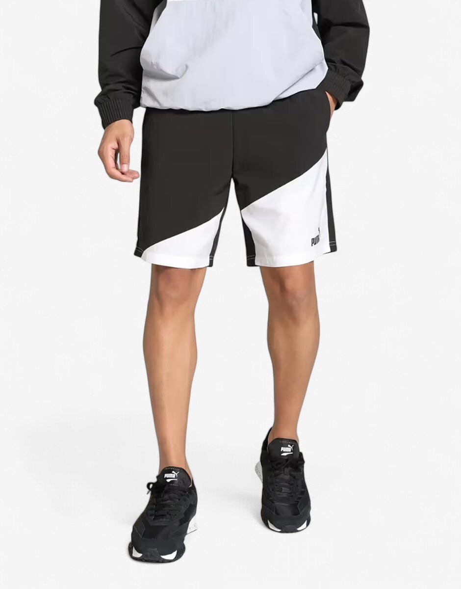 Puma Power Colorblock Shorts Black/White