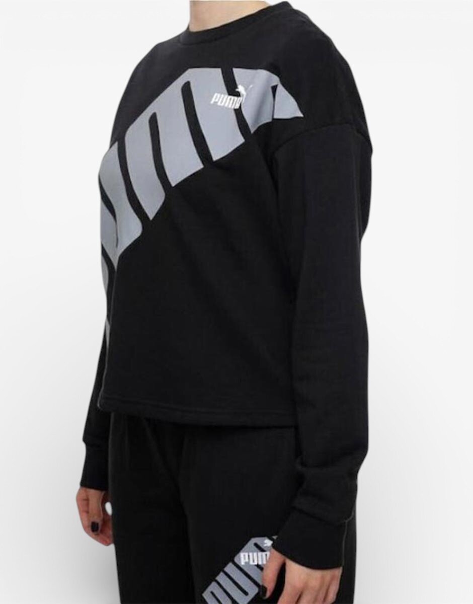 Puma Power Crew Sweatshirt Black
