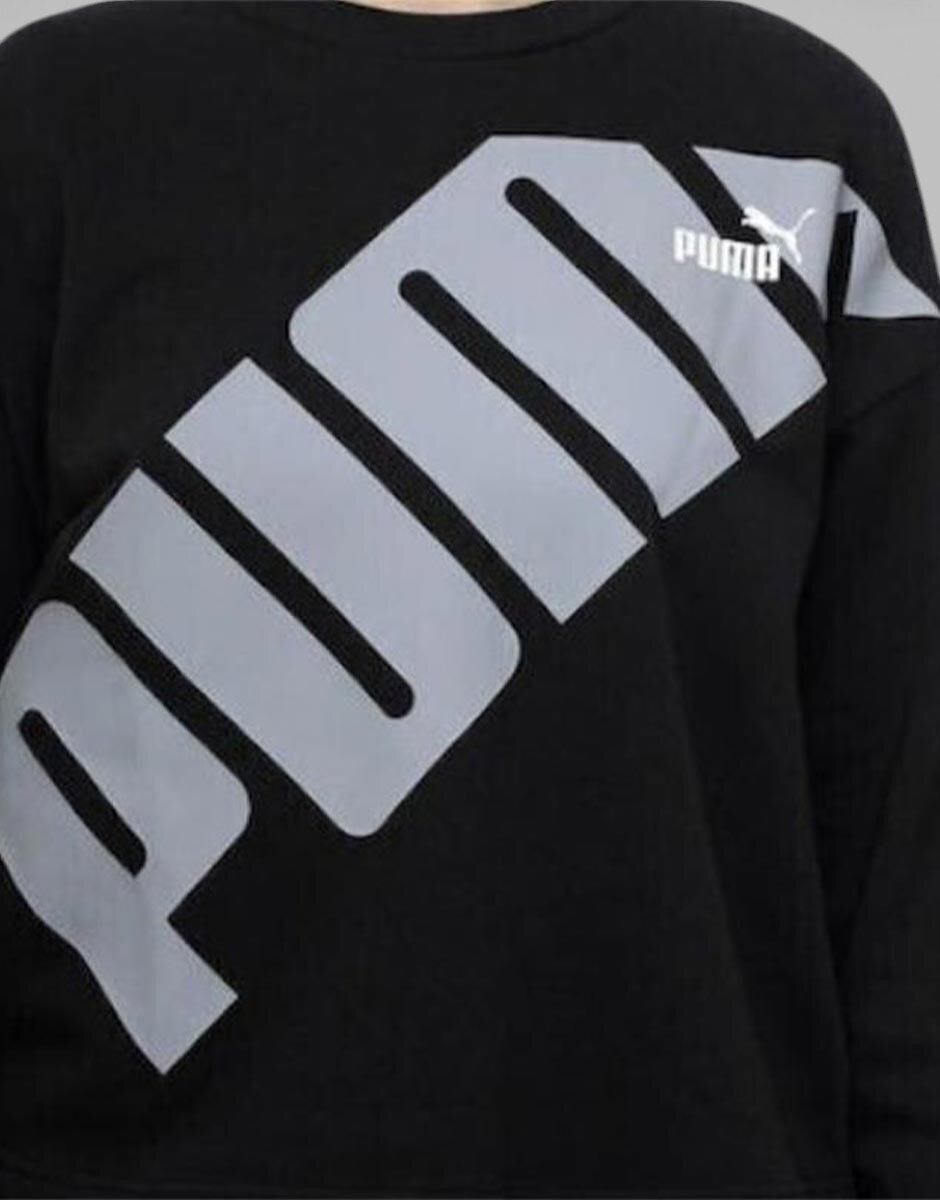 Puma Power Crew Sweatshirt Black