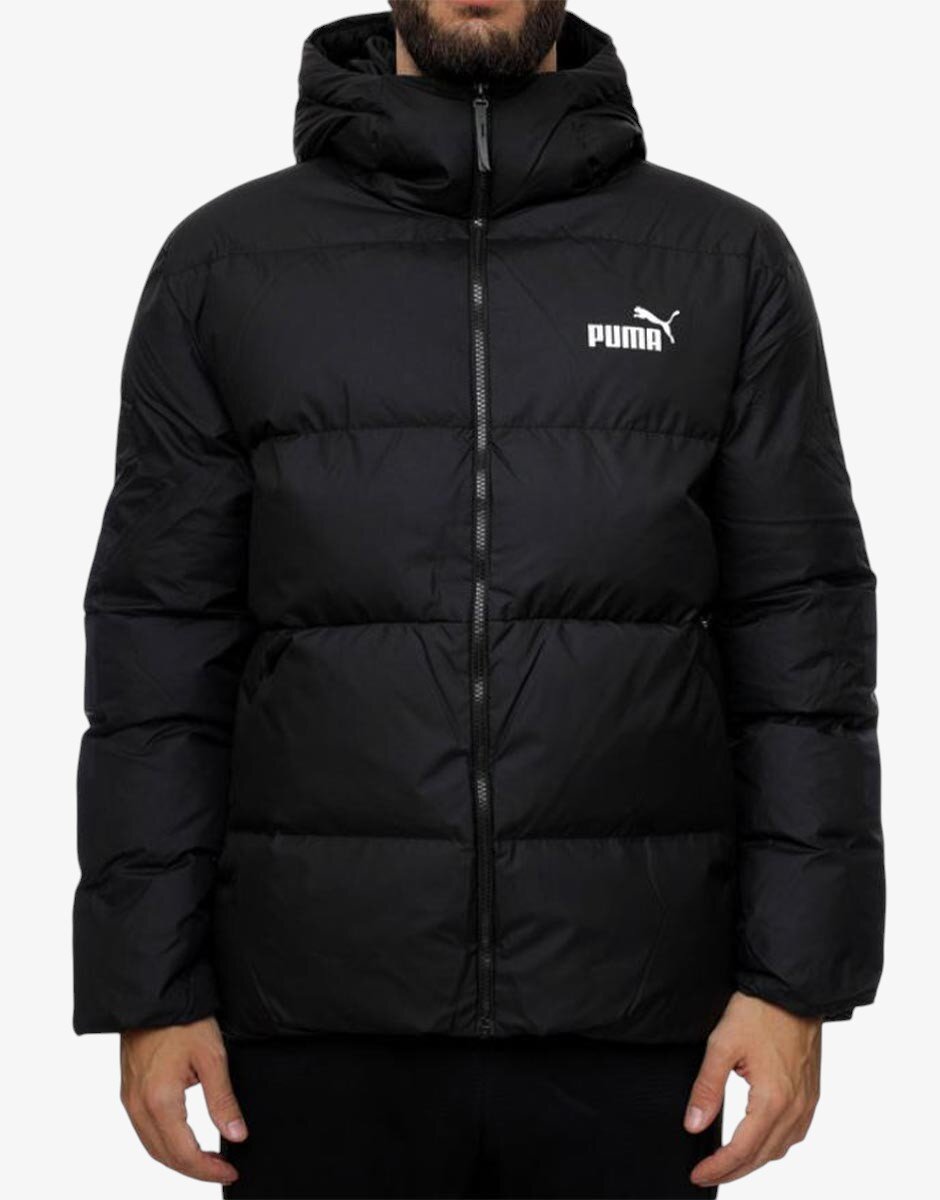 Puma Power Hooded Jacket Coat Black