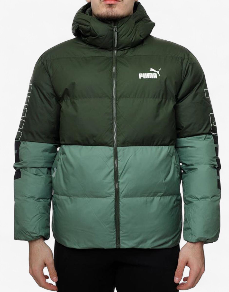 Puma Power Hooded Jacket Green