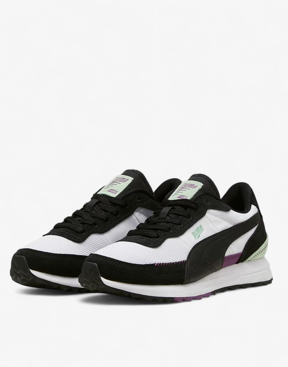 Puma Road Rider Suede Shoes White/Black