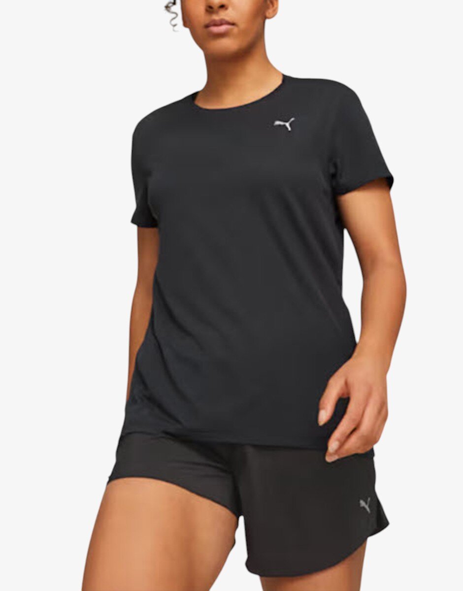 Puma Run Favorite Ss Tee Black