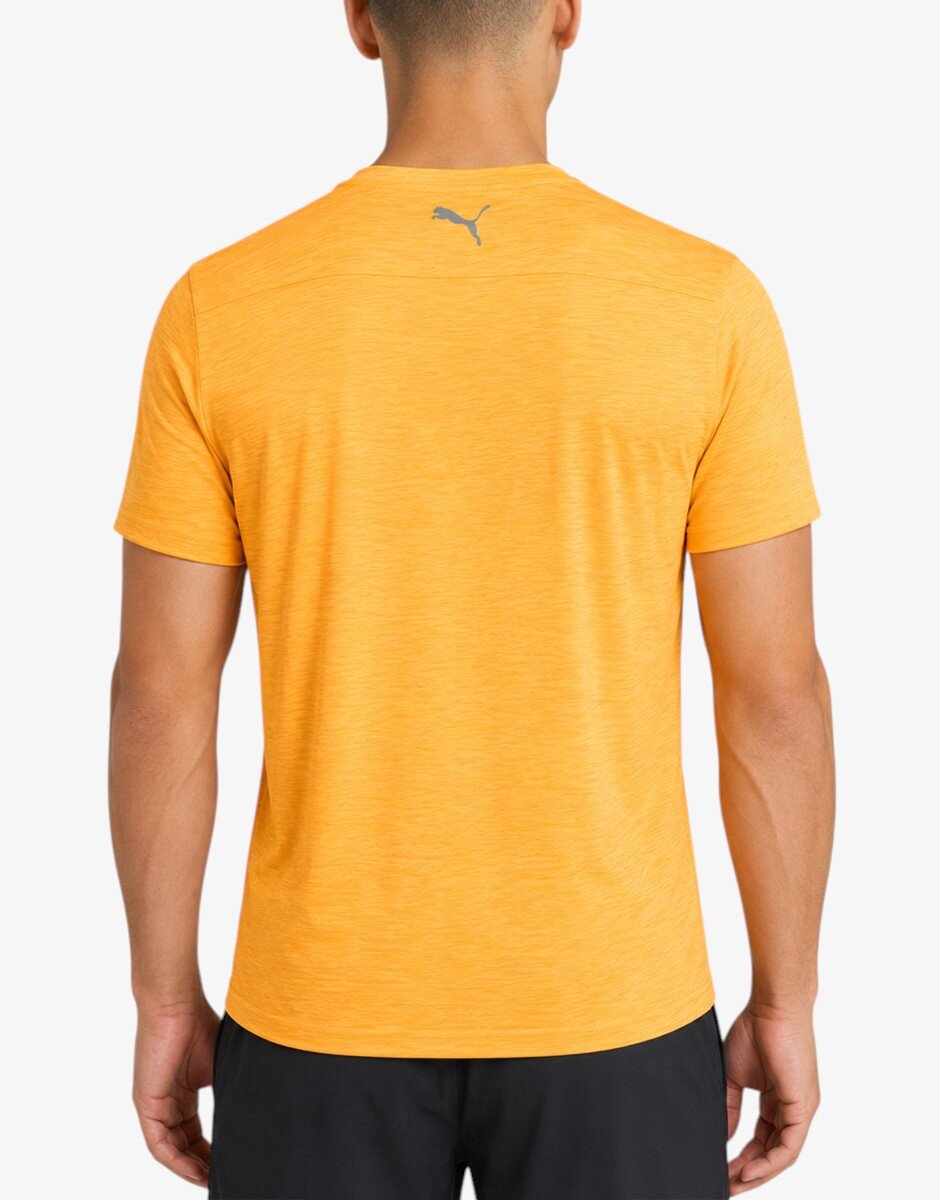 Puma Run Logo Sun Stream Tee Orange