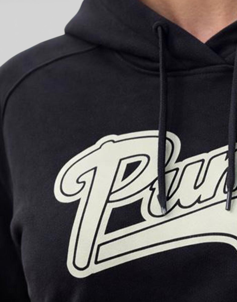 Puma Script Hoodie Black