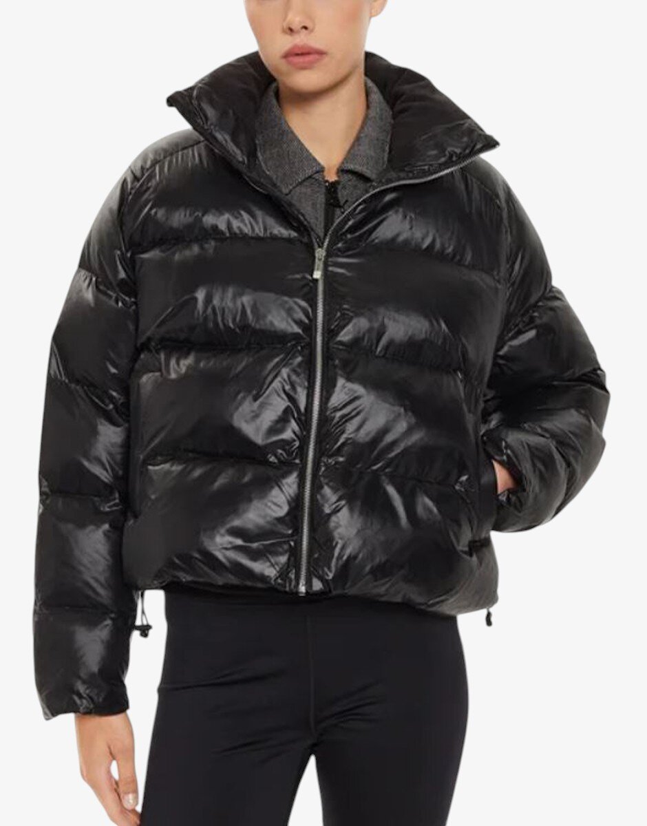 Puma Shiny Puffer Jacket Black
