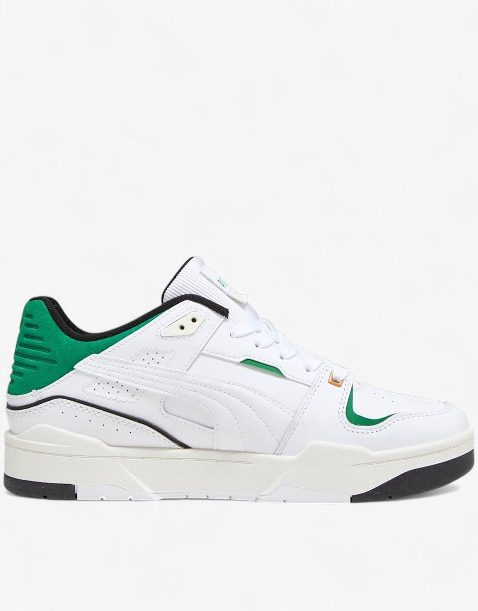 Puma Slipstream Basketball Shoes White/Green