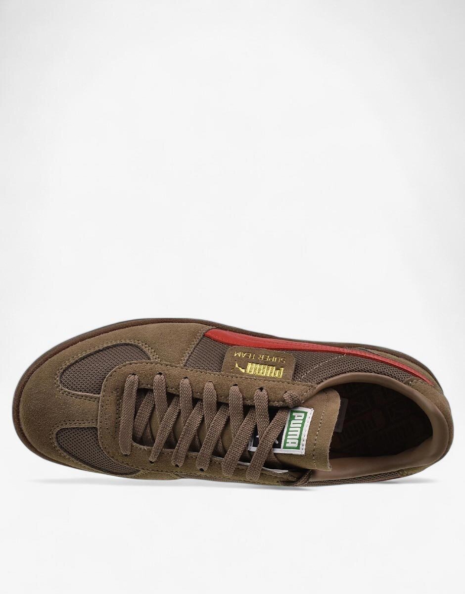 Puma Super Team Og Shoes Brown/Red