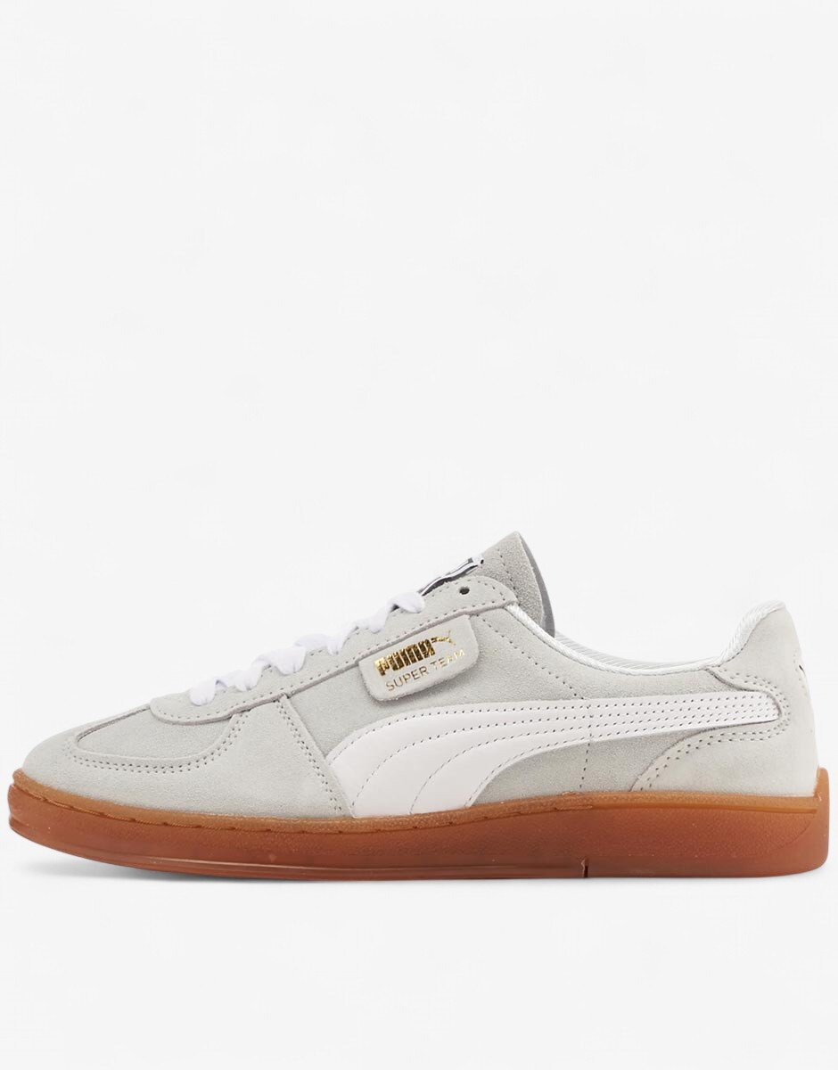 Puma Super Team Suede Shoes White