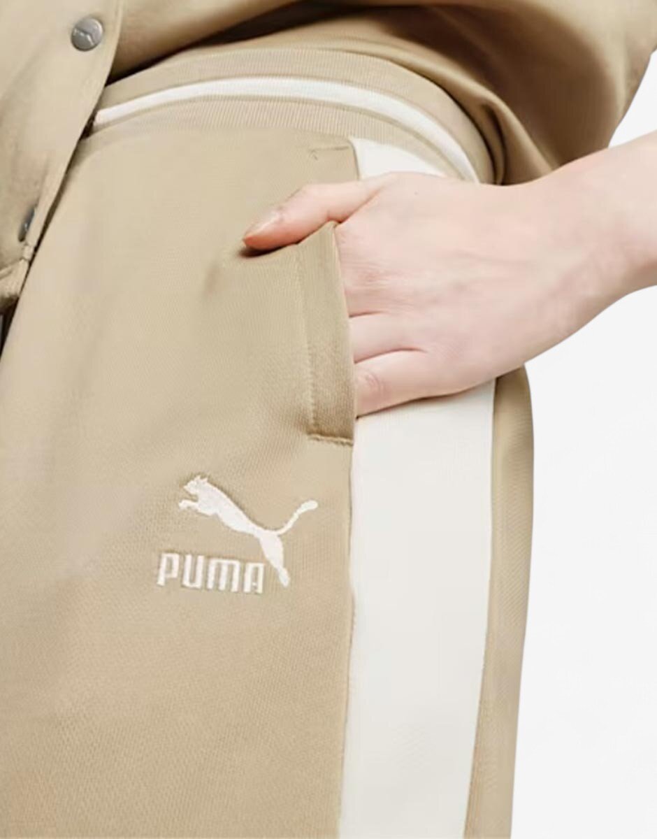 Puma T7 For The Fanbase Relaxed Track Pants Beige