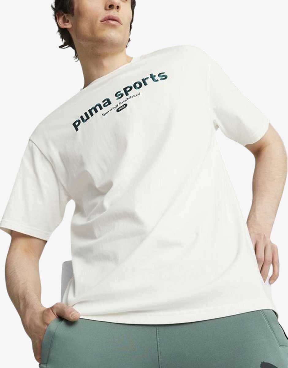 Puma Tеам Graphic Teе White