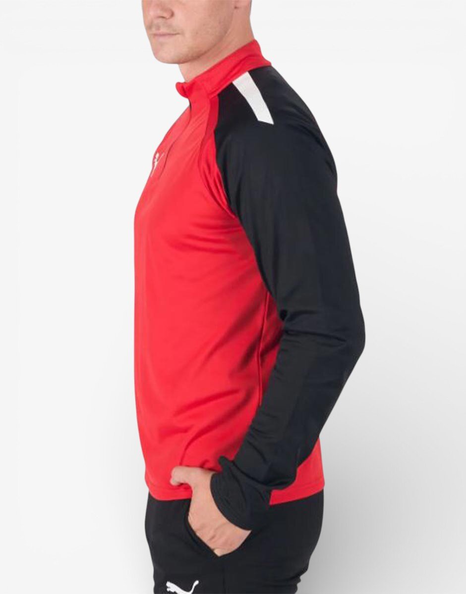 Puma Тeam Liga Quarter-Zip Football Top Red/Black