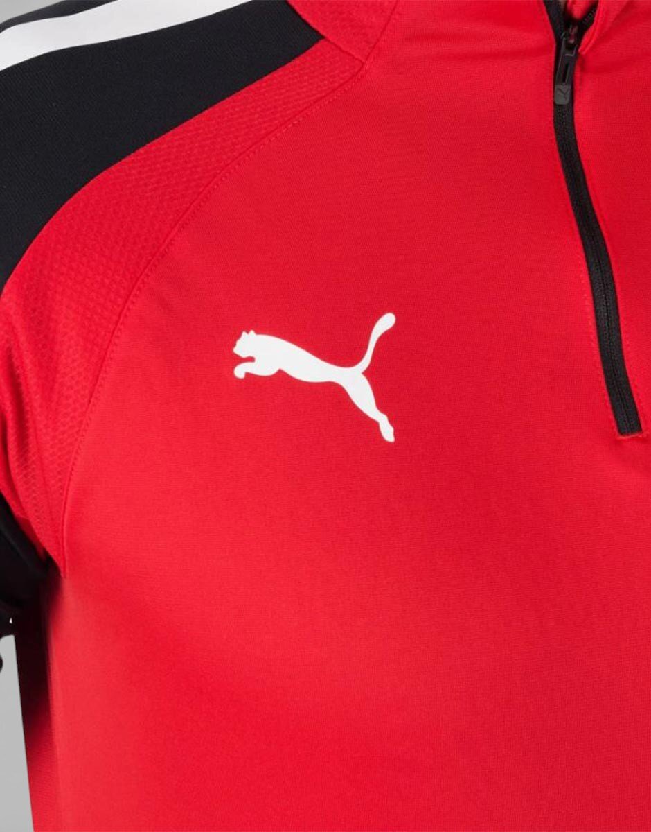 Puma Тeam Liga Quarter-Zip Football Top Red/Black