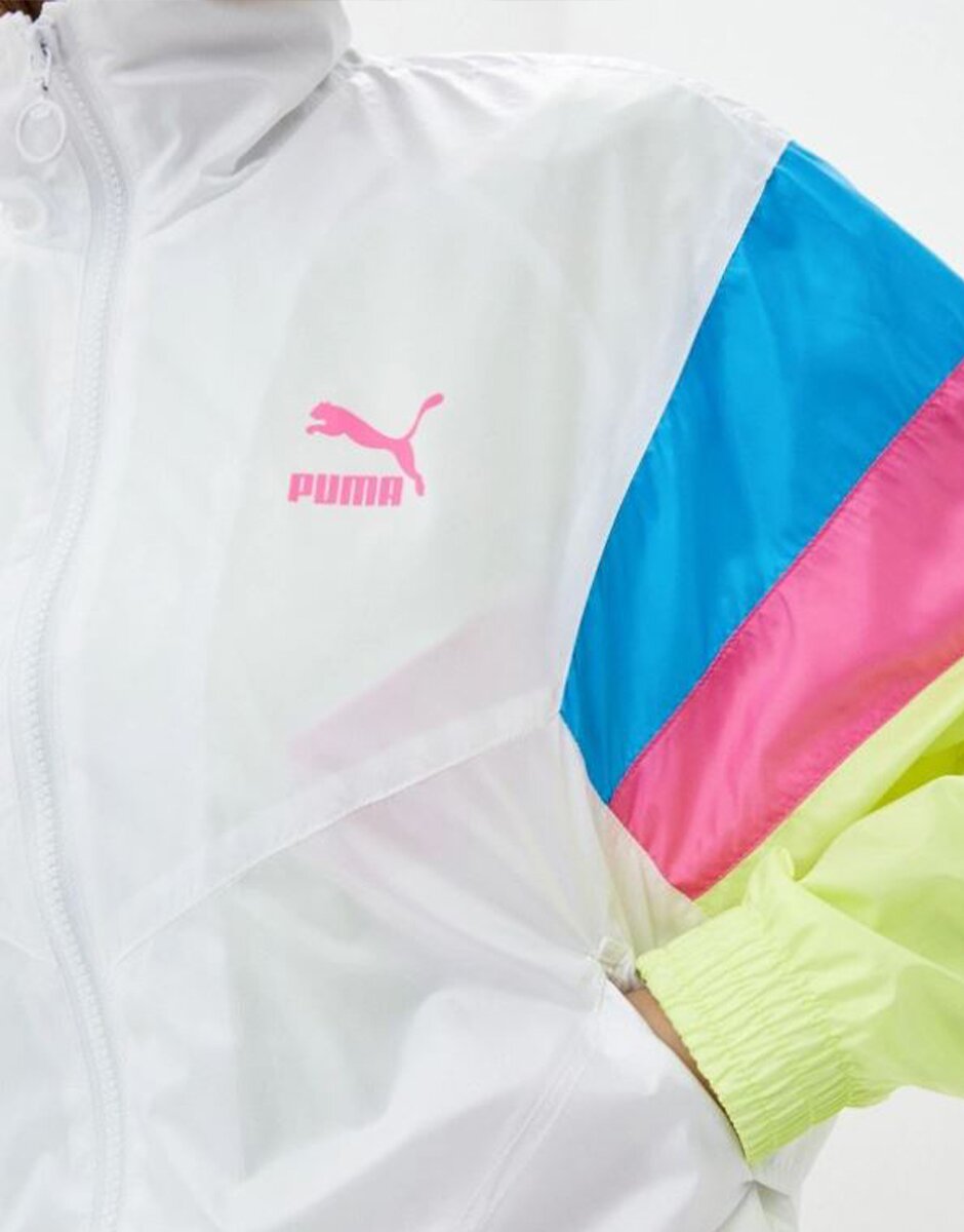 Puma TFS Track Jacket Woven White/Multicolor