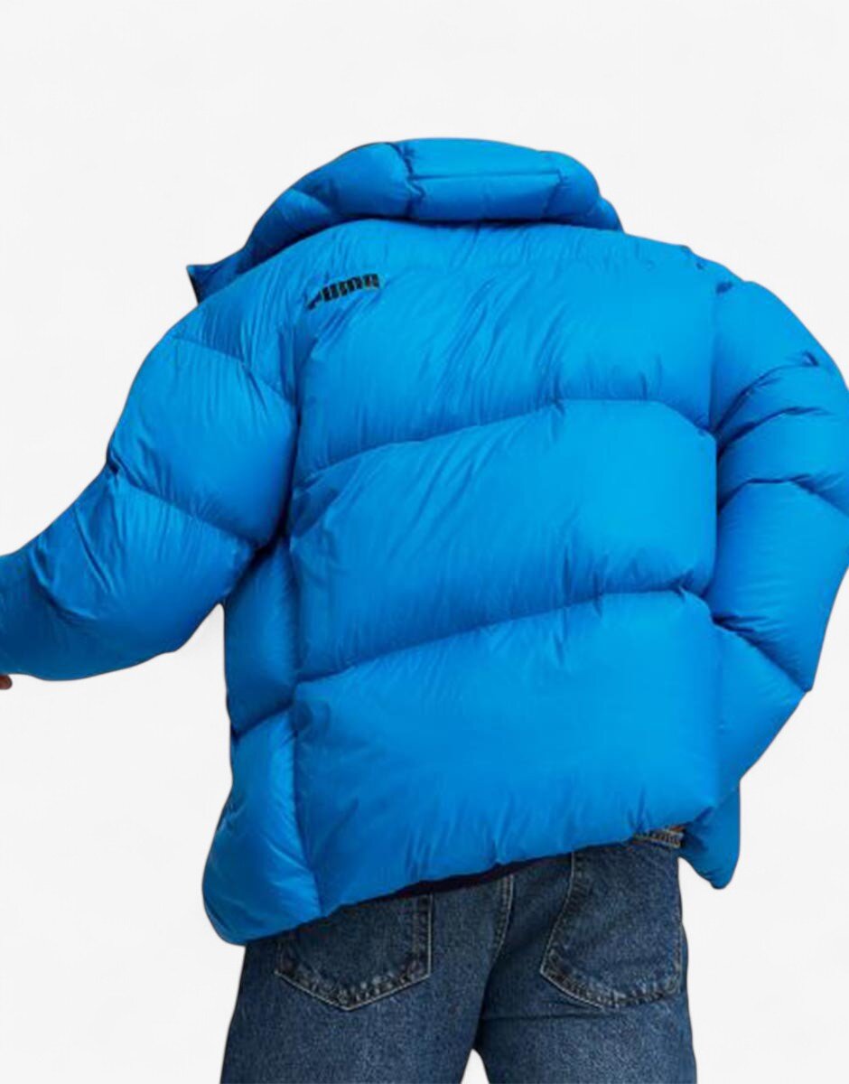 Puma Ultra Down Hooded Puffer Jacket Blue
