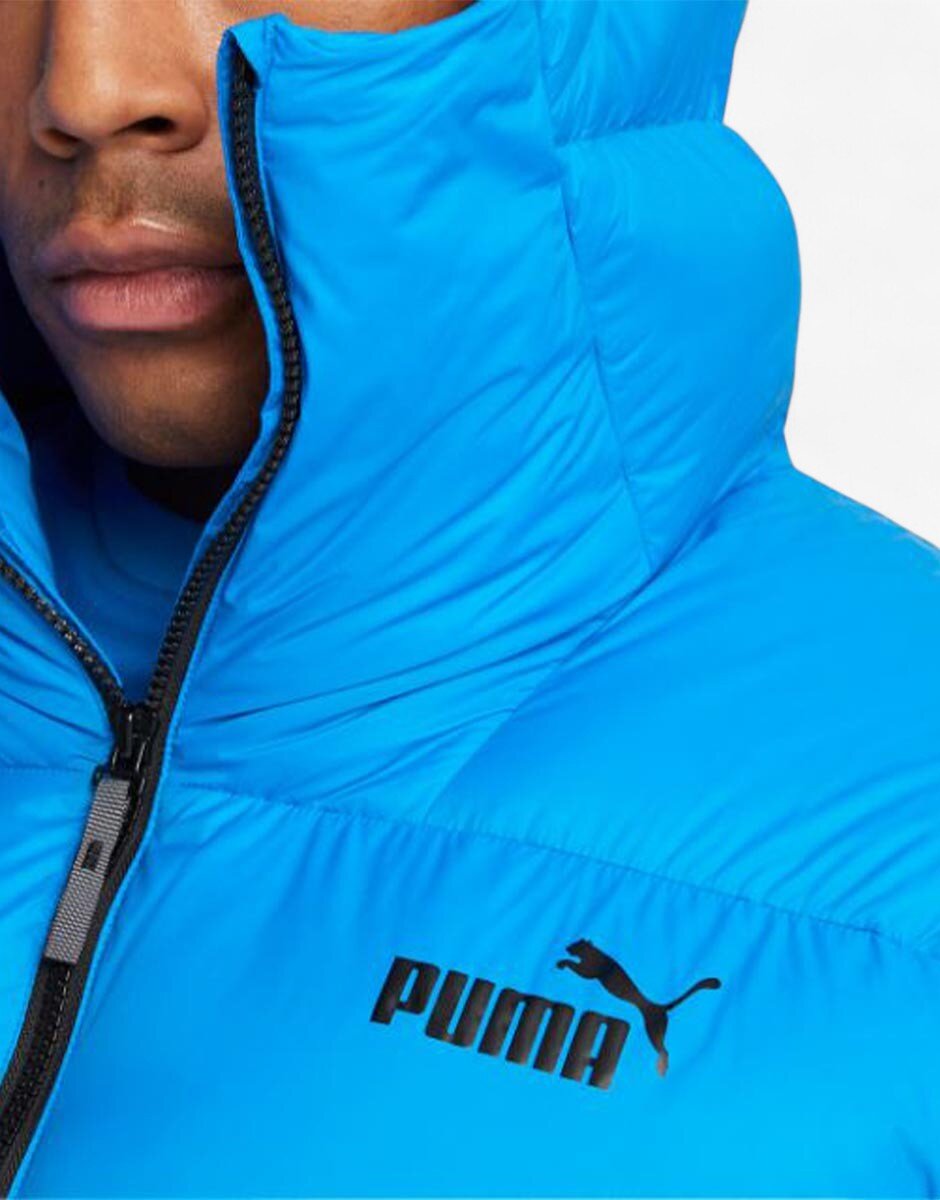 Puma Ultra Down Hooded Puffer Jacket Blue