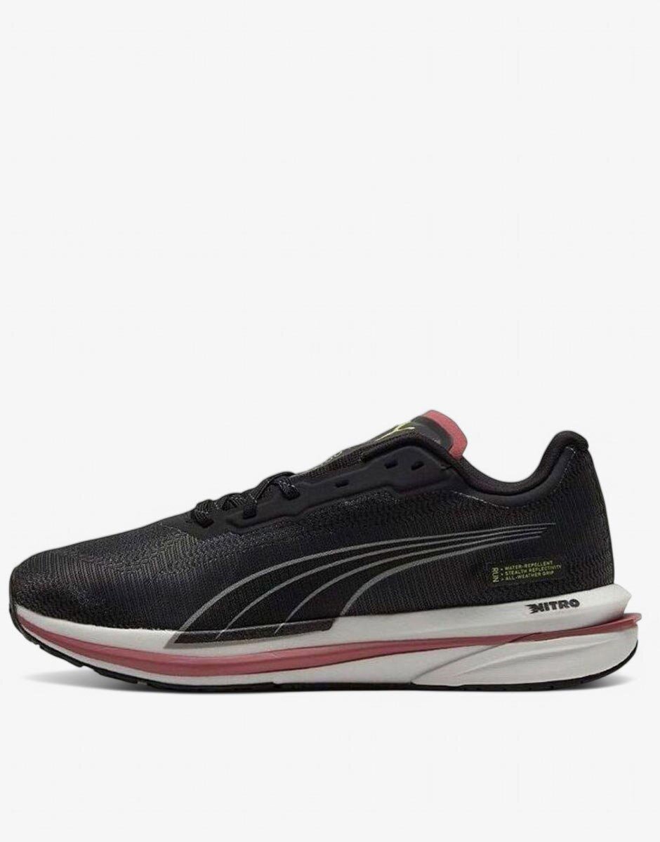 Puma Velocity Nitro Water Repellent Running Shoes Black