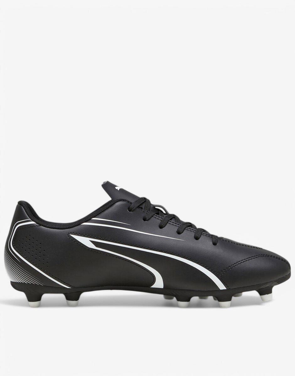 Puma Vitoria Firm Ground/Artificial Grass Football Shoes Black