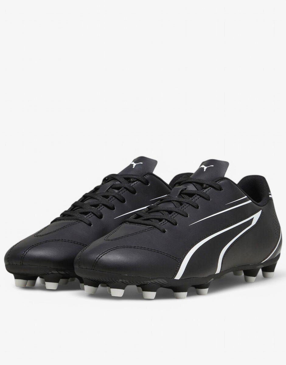 Puma Vitoria Firm Ground/Artificial Grass Football Shoes Black