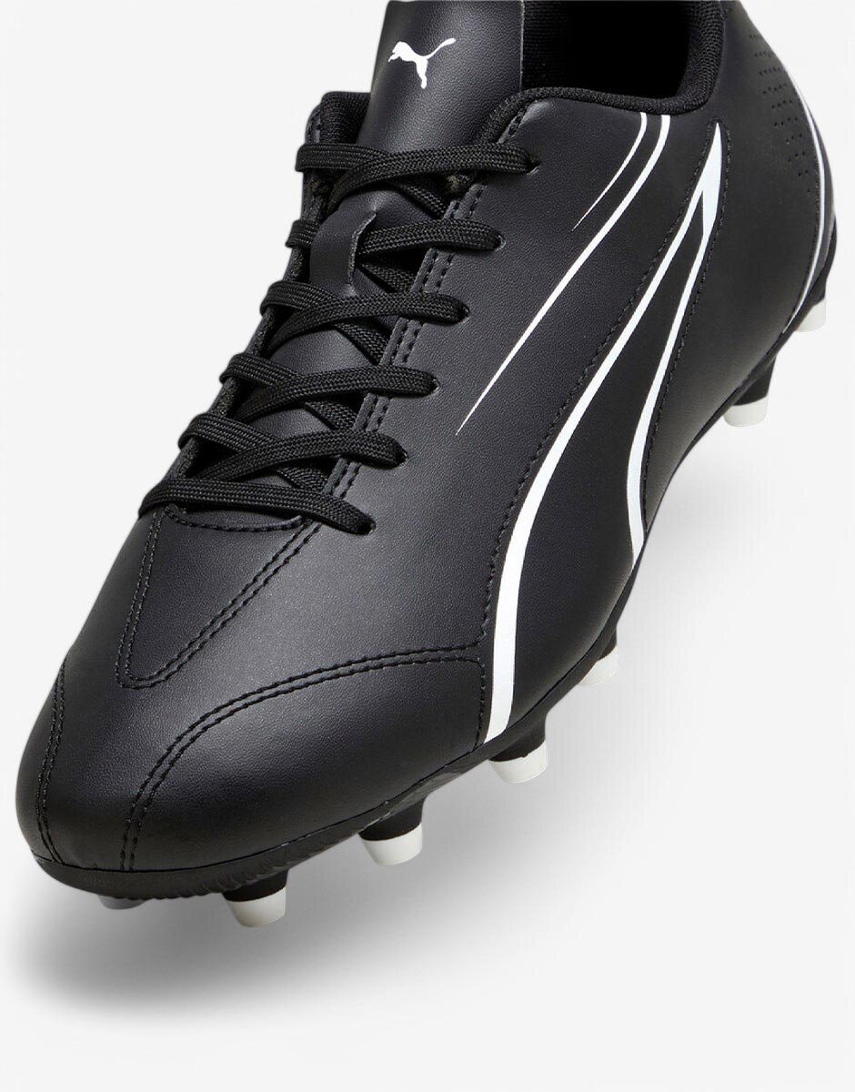 Puma Vitoria Firm Ground/Artificial Grass Football Shoes Black