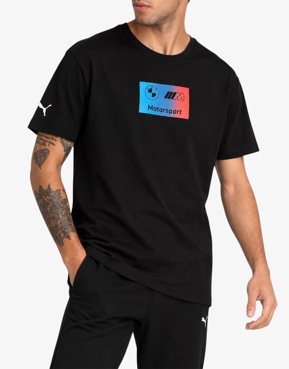 Puma x BMW Motorsport Logo Tee Black/Multicolor