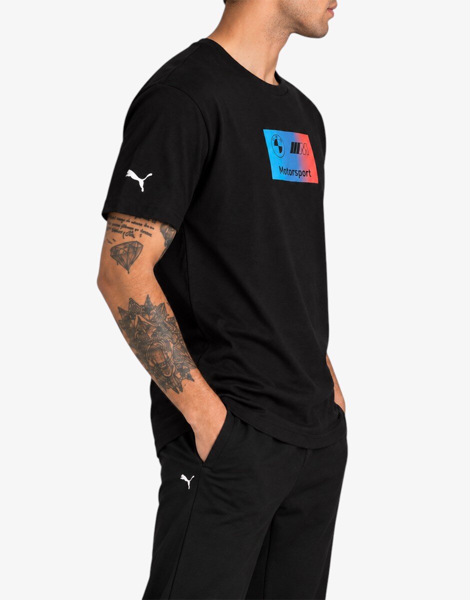 Puma x BMW Motorsport Logo Tee Black/Multicolor