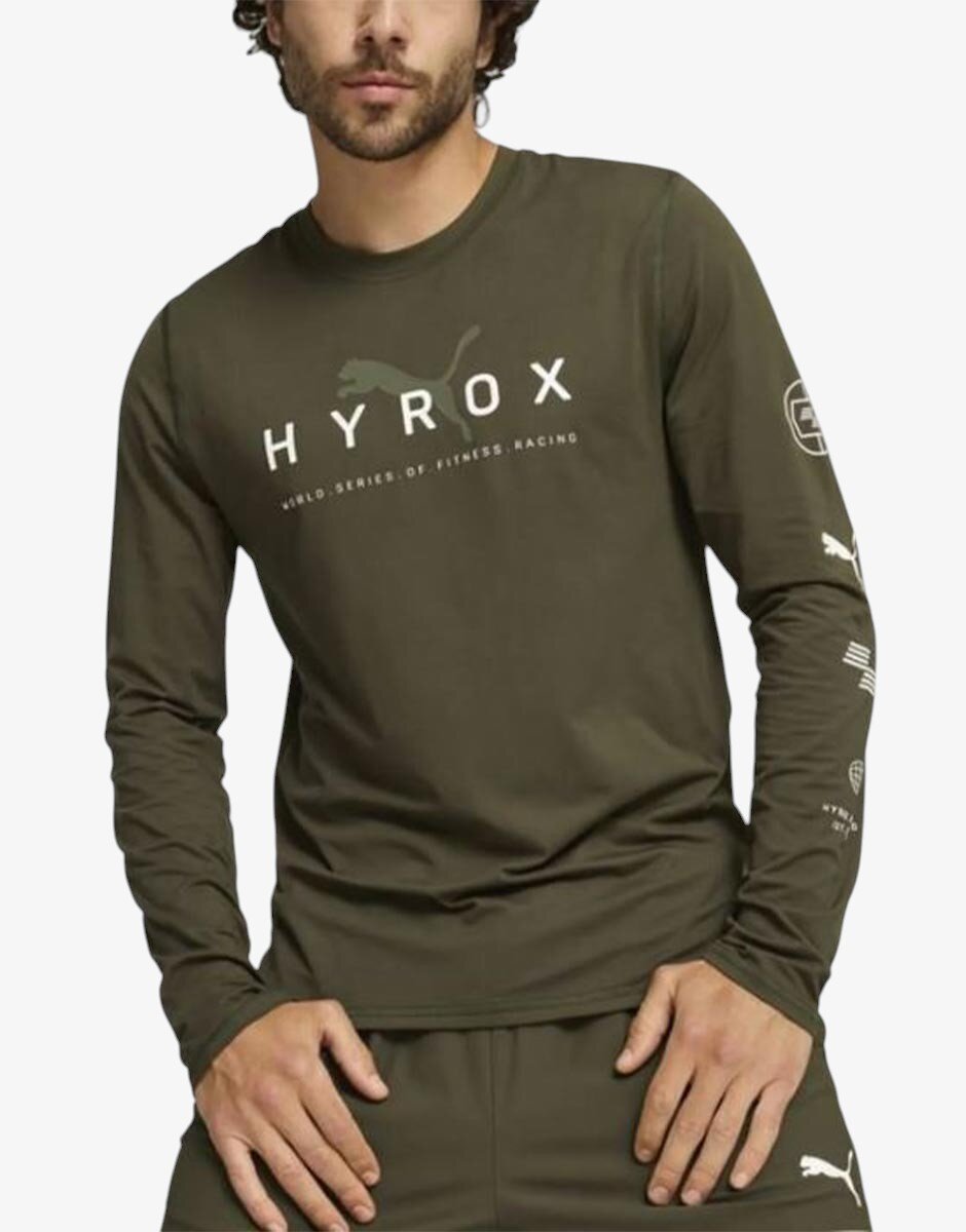 Puma x Hyrox Run Langarmshirt Top Green