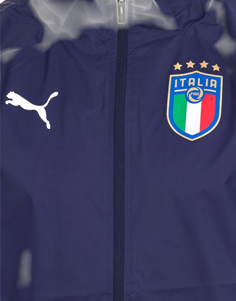 Puma x Italy FIGC 2022 Hidden Hood Track Jacket Blue