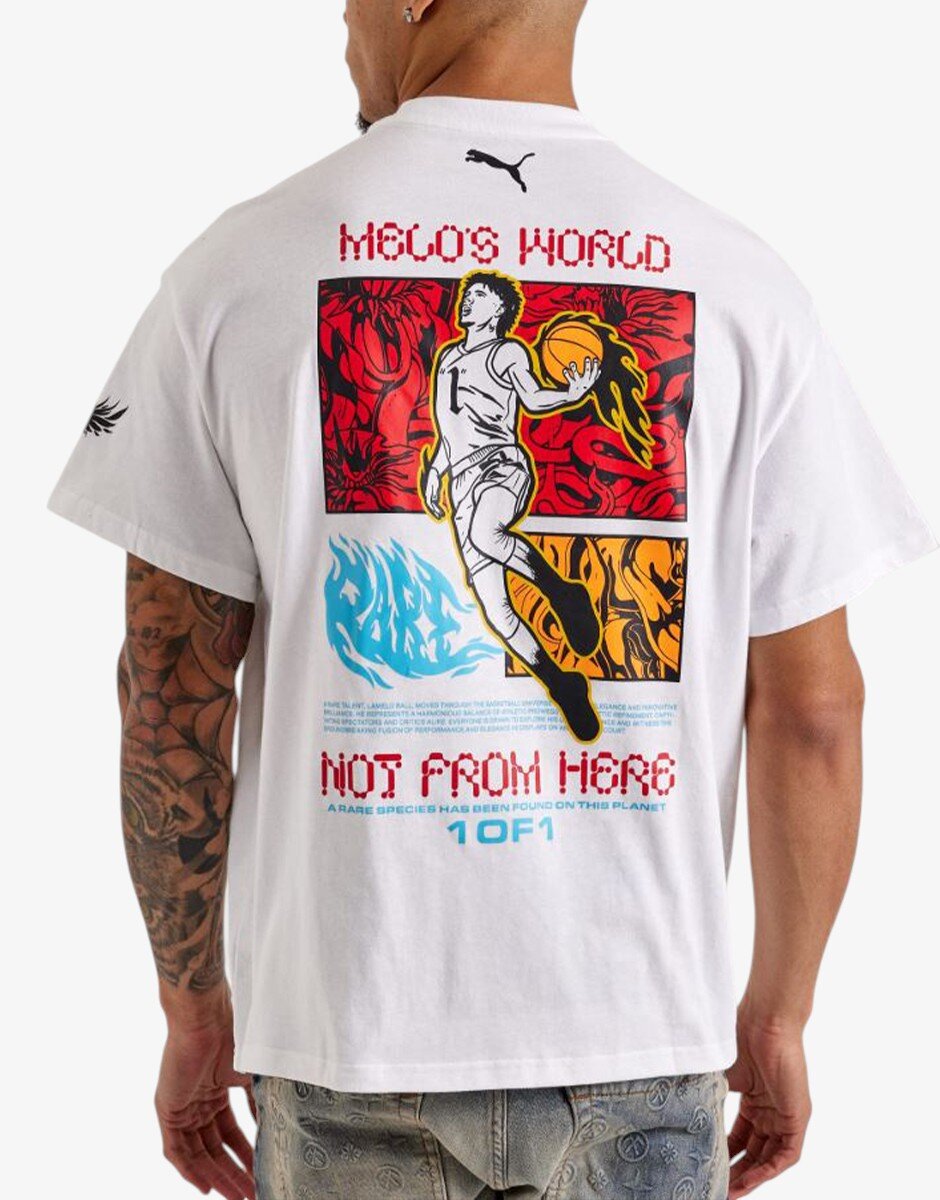 Puma x Melo Phoenix Tee II White