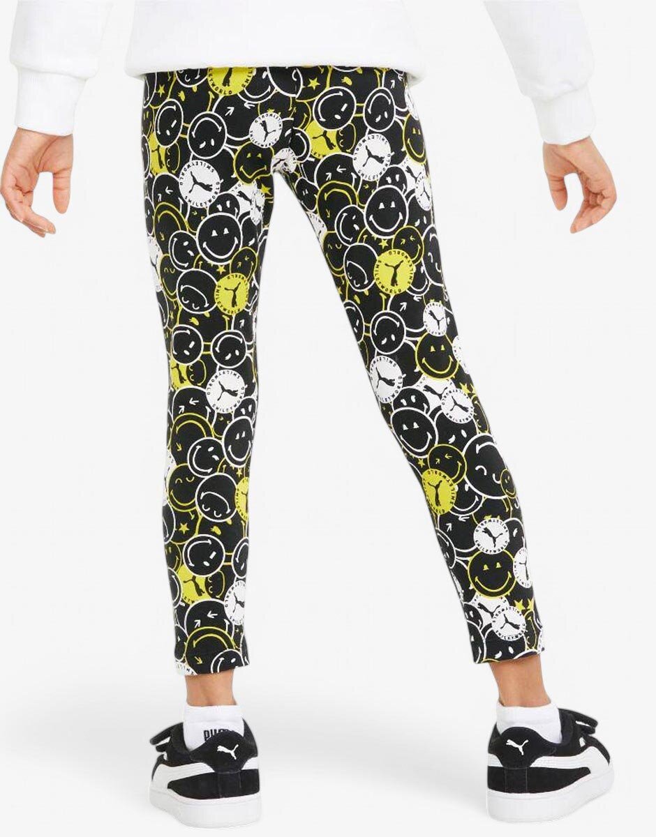 Puma x Smiley World Printed Leggings Black/Multi